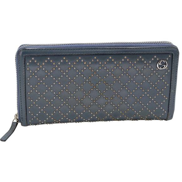 Gucci Long Studded GG Monogram Wallet GG-W1217P-0005 - Picture 1 of 9